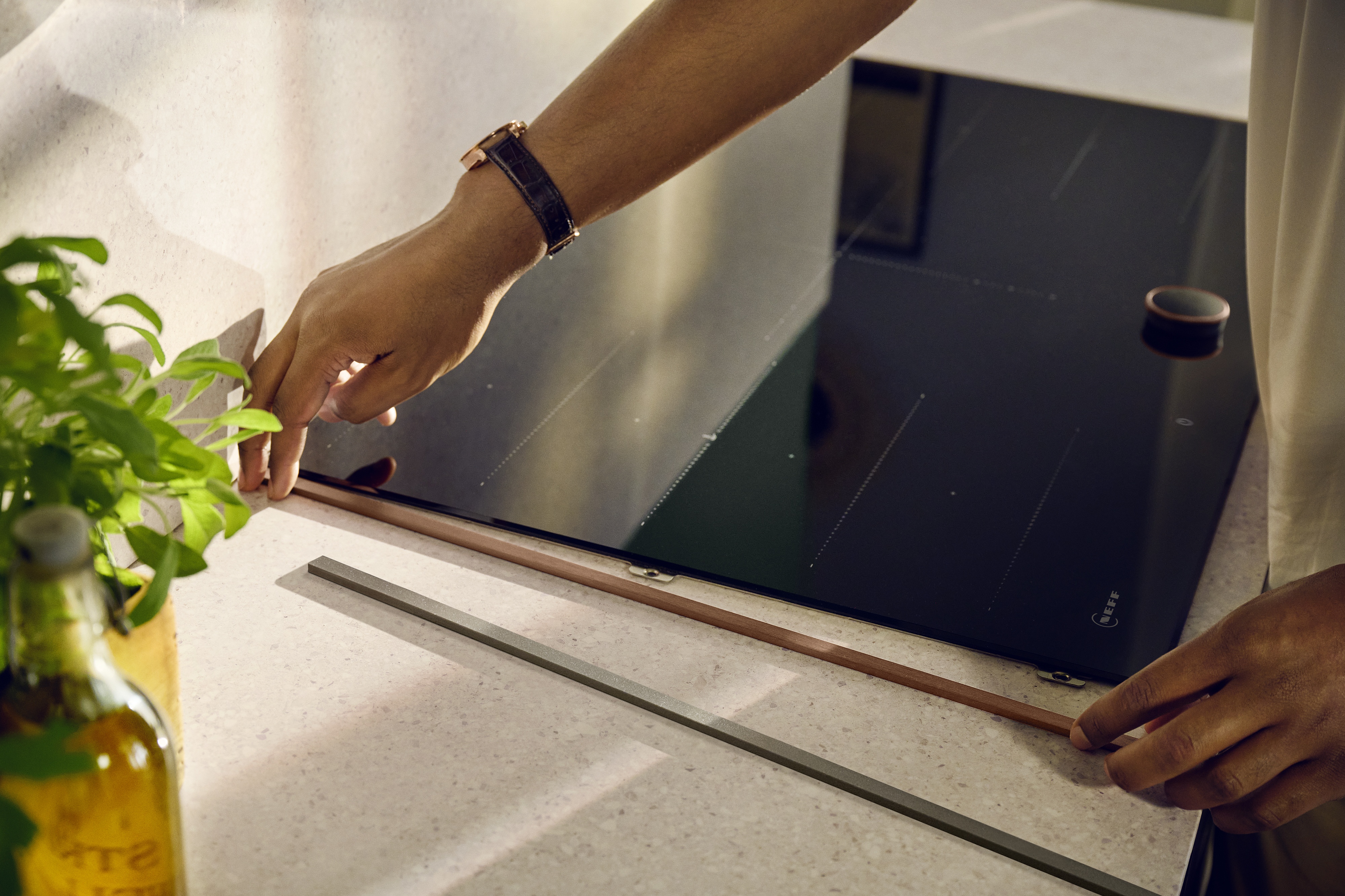 NEFF Collection Flex Design Kochfeld Seitenleisten in verschiedenen Farben einfach auszutauschen